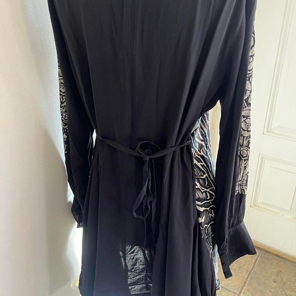 killstar weird talels mini dress size 3x long sleeve belt - Picture 3 of 5